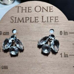 j. Crew silvertone Earrings